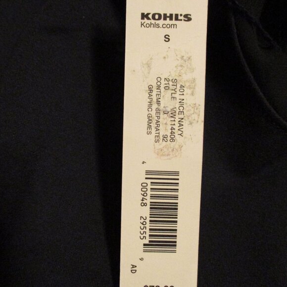 Simply Vera Vera Wang NEW Woman Small Black Travel Vacation Sleeveless Dress - Picture 10 of 11